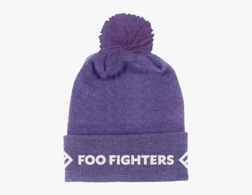 Purple Foldover Beanie, transparent png