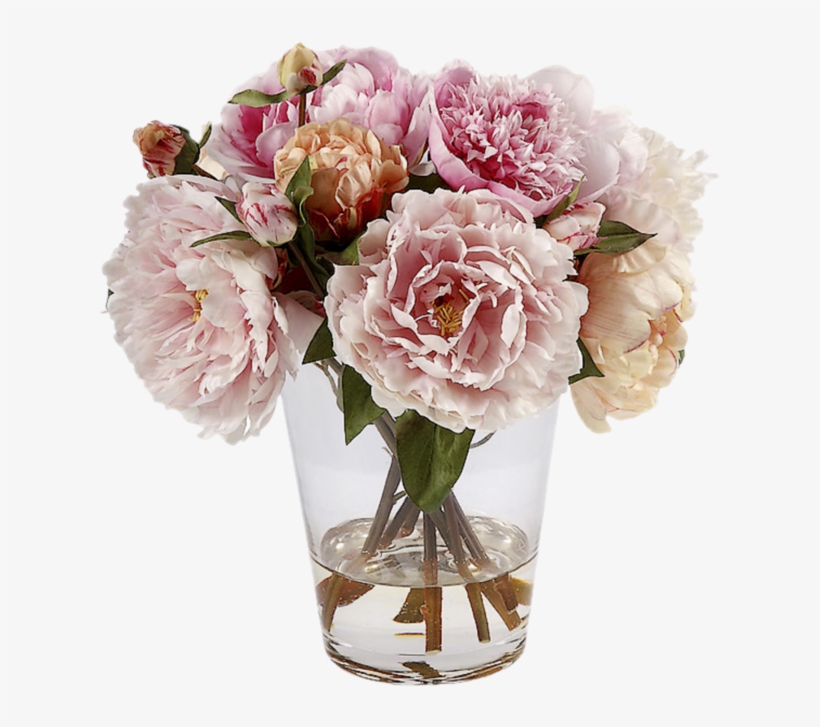 Publicat De Eu Ciresica La - Jane Seymour Botanicals Peonies In Multicolor Glass, transparent png