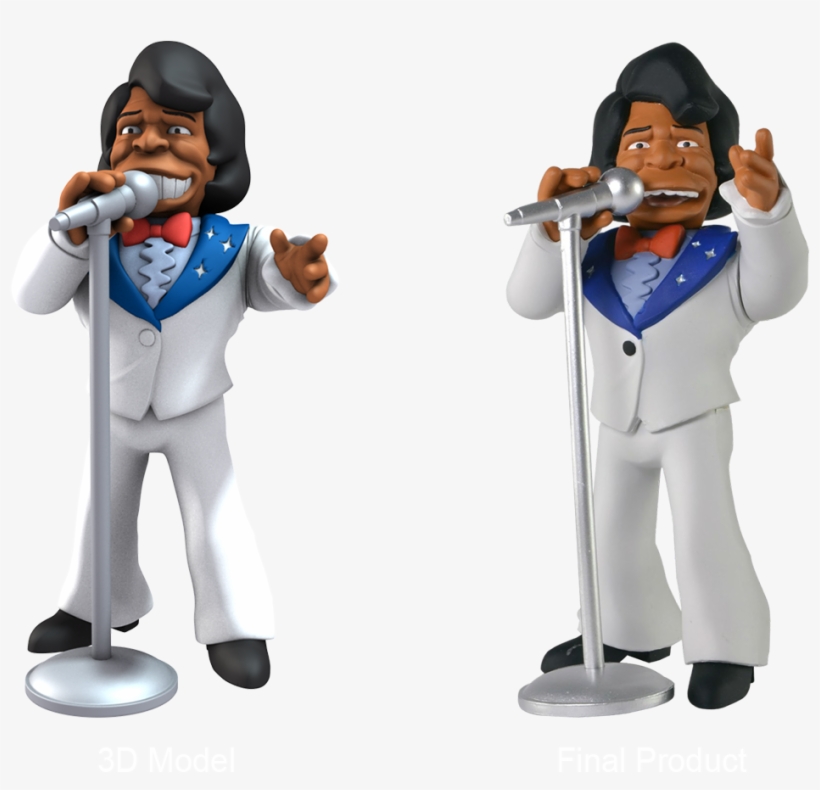 Jamesbrown-main - Neca The Simpsons 25th Anniversary 5" Action Figure, transparent png