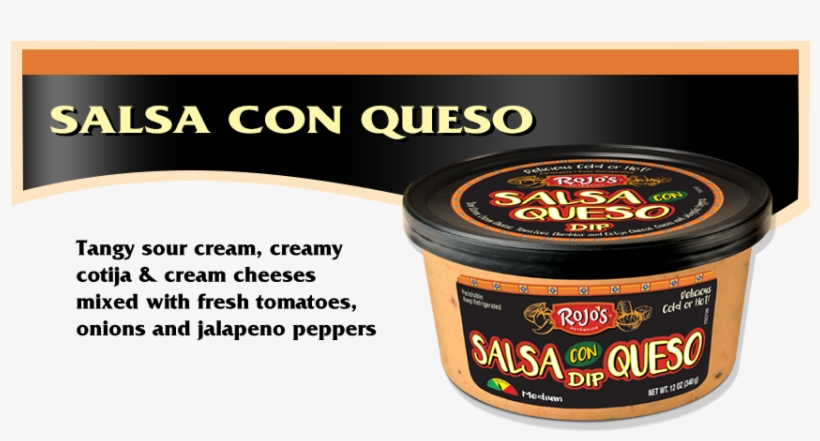 A Festive Salsa Cream Style With A Hint Of Chipotle - Rojo's Salsa, transparent png