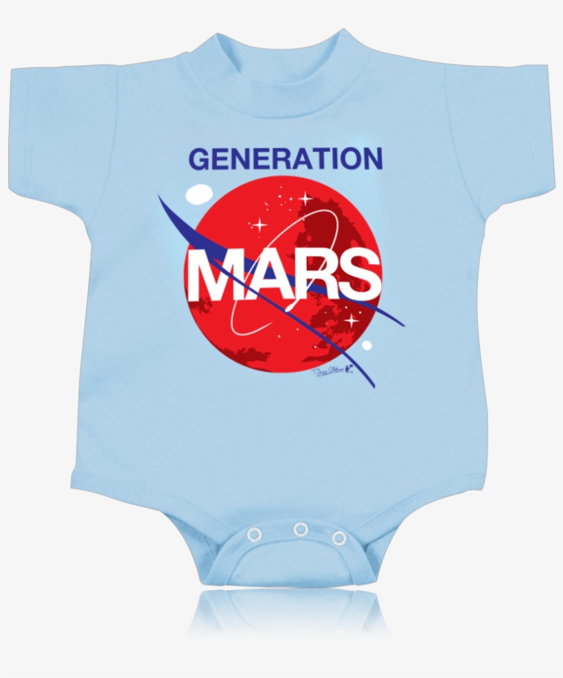 Children's Generation Mars Rompers/onesie - Get Your Ass To Mars Nasa Long Sleeve, transparent png