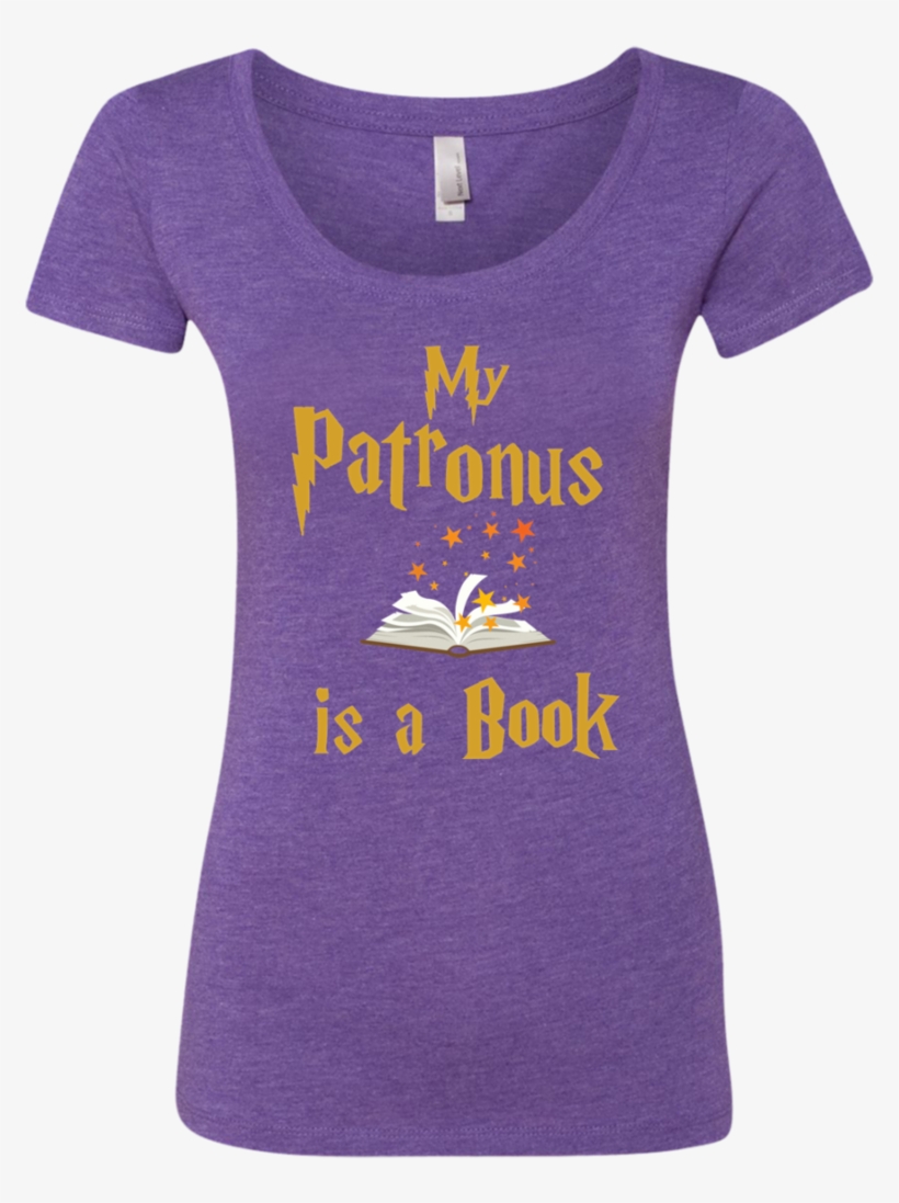 My Patronus Is A Book Next Level Ladies Triblend Scoop - My Patronus Is A Book Pullover Hoodie 8 Oz, transparent png