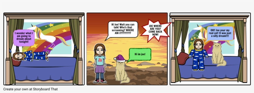 Silly Dream Cat Joe - Cartoon, transparent png