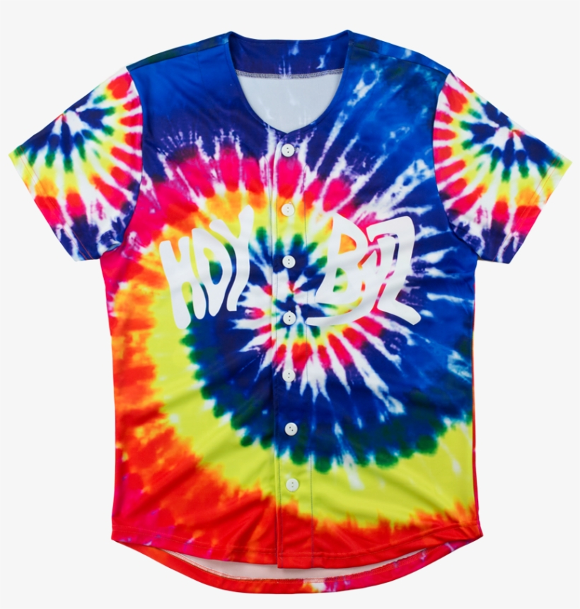 Tie Dye Baseball Jersey - Fun Rugs Fun Time Kids Area Rug Collection - 1'7"x2'5", transparent png
