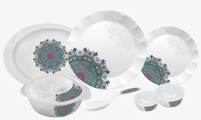 Servewell Dinner Set 31 Pcs, transparent png