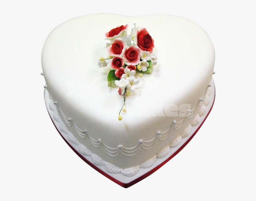 Heart Shaped Wedding Cake, transparent png