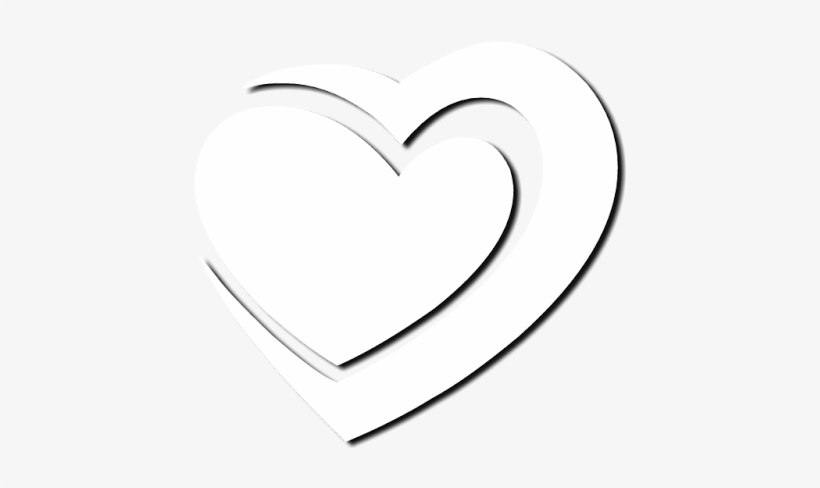 Heart Shape Png By Me - Line Art, transparent png