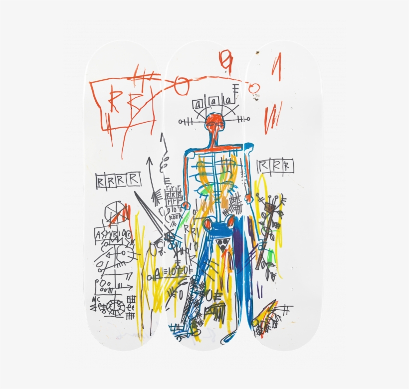 Robot Skateboard - Jean Michel Basquiat Robot, transparent png