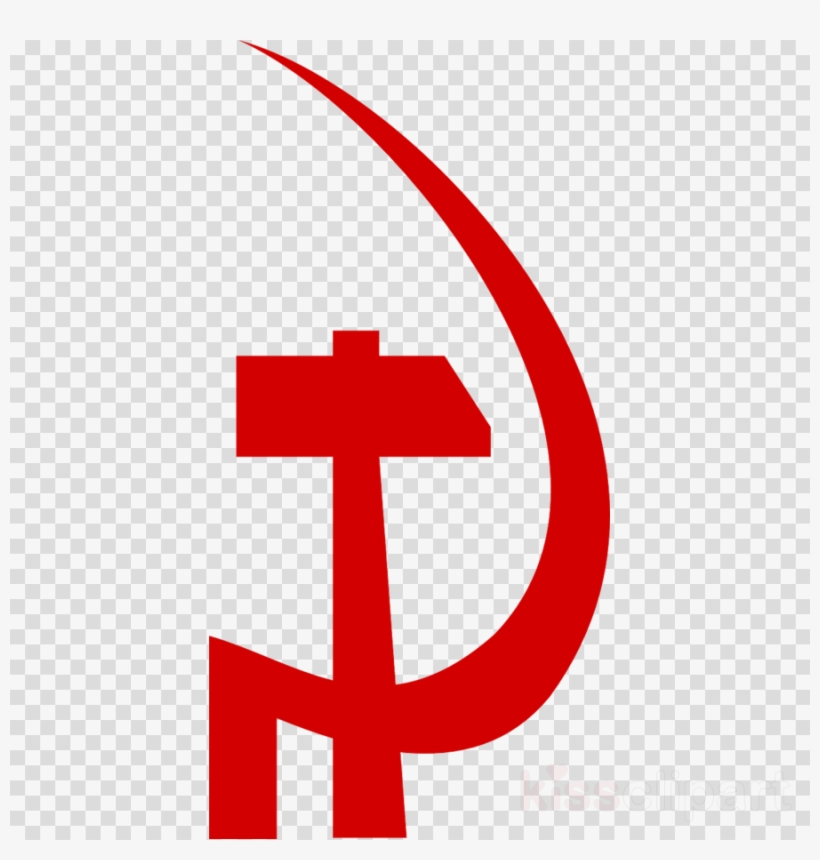 Hammer And Sickle Upright Clipart Russian Revolution - Water Drop Transparent Background, transparent png
