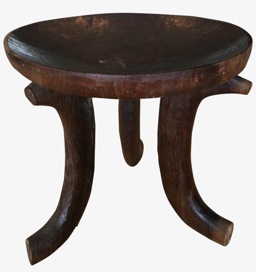 This Beautiful, Sculptural Ethiopian Three-legged Stool - Coffee Table, transparent png