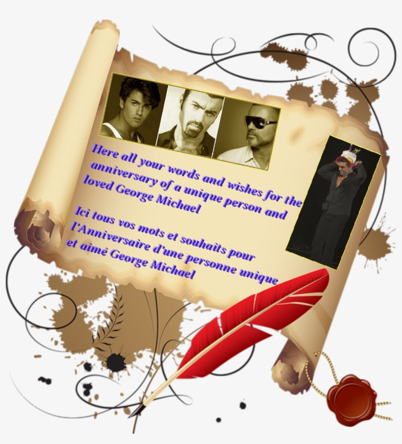 George Michael Happy Birthday - Poeme Sur L Enfance, transparent png