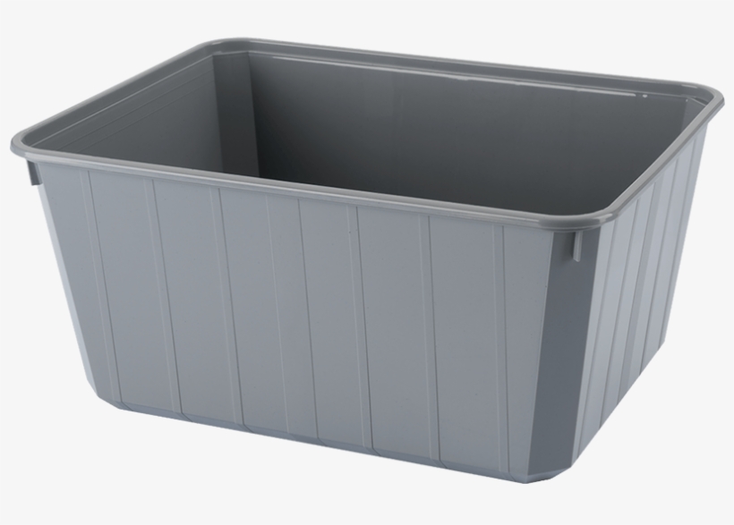 Grey Box - Storage Basket, transparent png