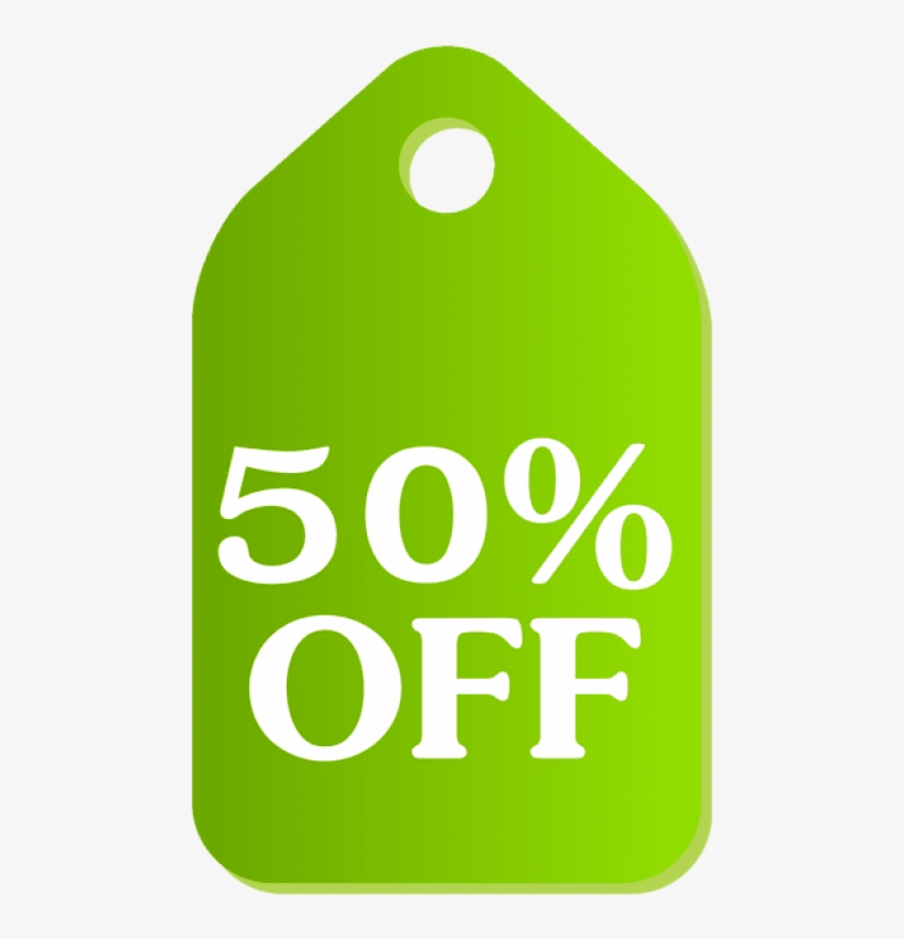 Free Png Green Discount Tag Png Images Transparent - Green Tags 50 Off, transparent png