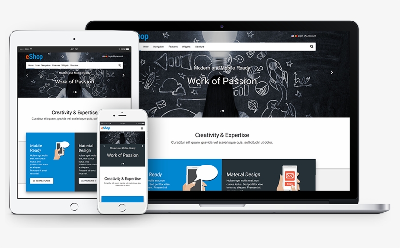 Material Design Responsive - Design, transparent png