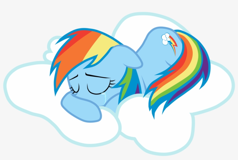 Rainbow Tears Png Image Black And White Download - Mlp Tear Rainbow Dash, transparent png
