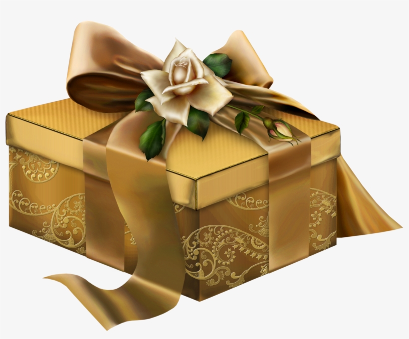 Brown Gift Clip Art, transparent png