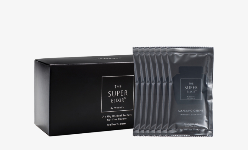 Welleco Super Elixir Greens - Welleco Sachets, transparent png