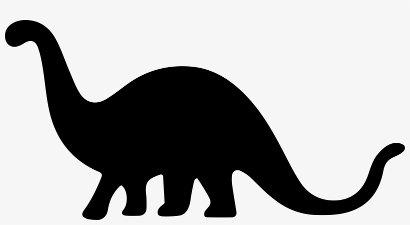 Silhouette Whiskers Art Baby Dino Transprent Png - Silhouette Dinosaur Cut Outs, transparent png