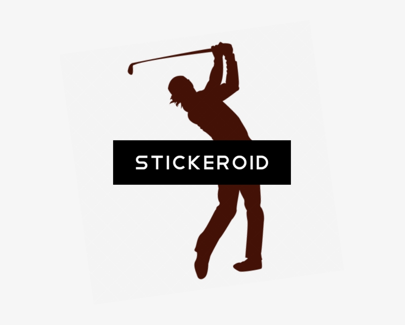 Golf Player Silhouette, transparent png