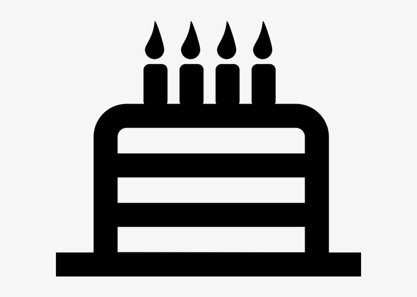 Birthday Cake Rubber Stamp - Icon, transparent png