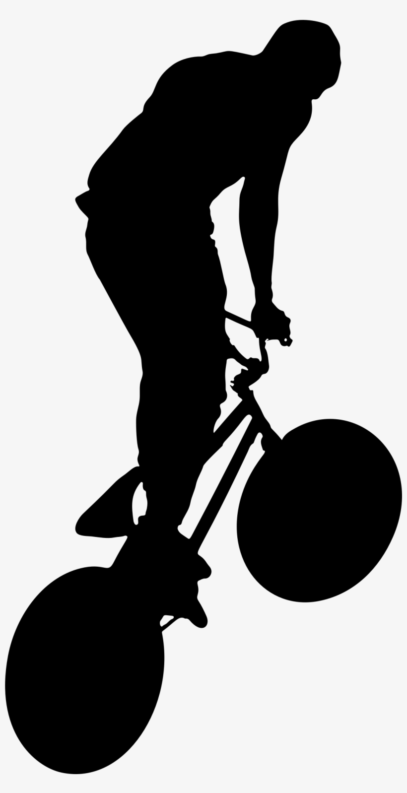 This Free Icons Png Design Of Bicycle Trick Silhouette, transparent png