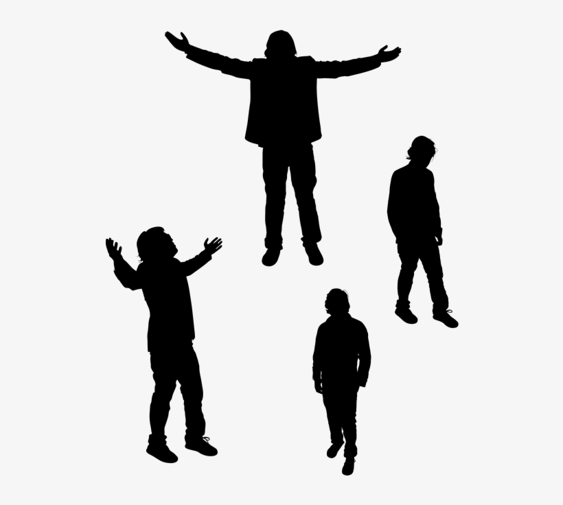 Silhouette Person - Люди Пнг Черные, transparent png