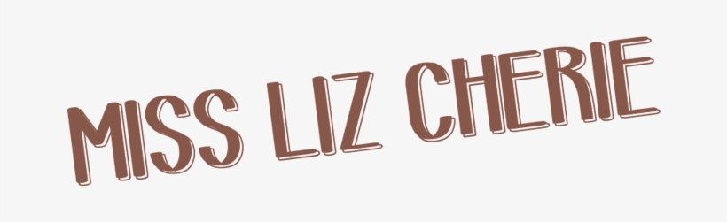 Miss Liz Cherie - Calligraphy, transparent png