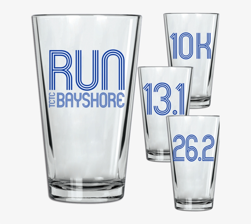 Run Bayshore Pint Glass, transparent png