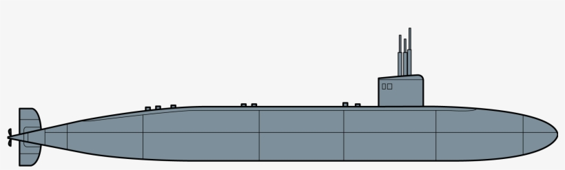 Tomahawk Missiles, Vls Tubes , Mk48 Torpedoes, Four - Los Angeles Class Submarine Profile, transparent png