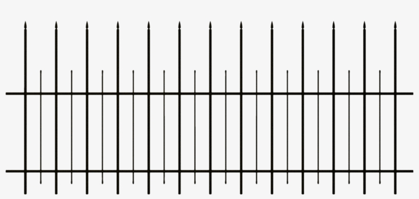 Creepy Clipart Fence - Clip Art, transparent png