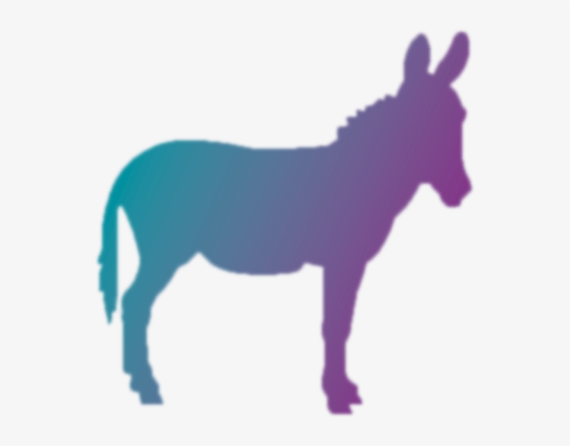 Donkey Icon Min - Donkey Silhouette, transparent png