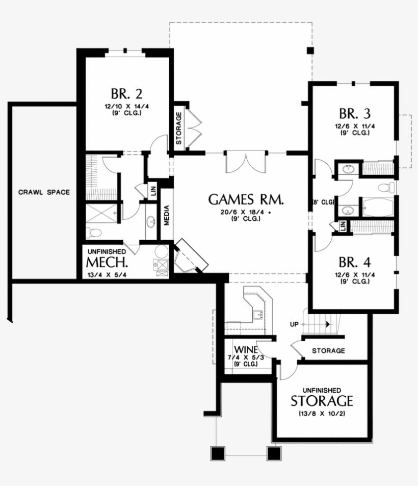 Image For Beaverton Beautiful Craftsman With Lots Of - House Plan, transparent png
