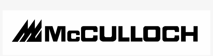 Mcculloch Logo Black And White - Mcculloch Pm 484 Parts, transparent png