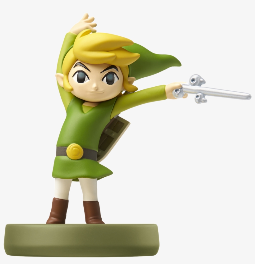 Ocarina Of Time Link Amiibo - Toon Link Wind Waker Amiibo, transparent png