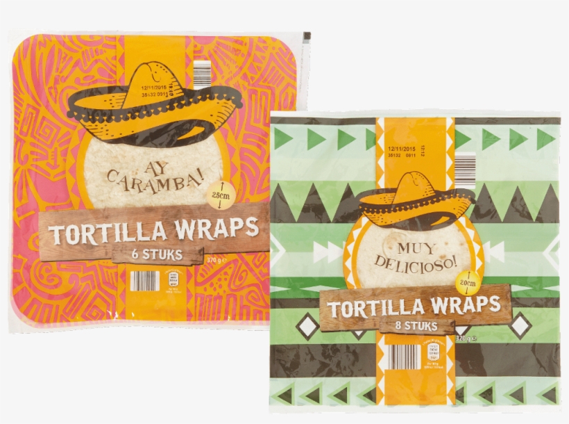 Tortilla Wraps Van Aldi - Tortilla Vellen, transparent png