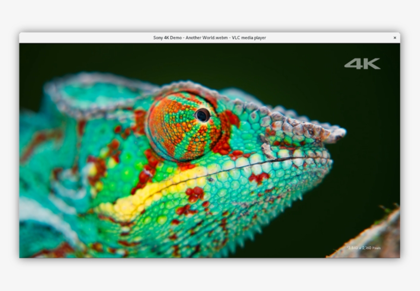 Vlc 3 Playing A 4k Video - Sony 4k Demo, transparent png