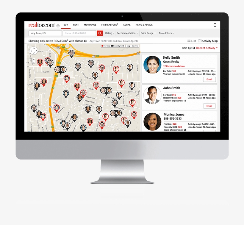Updated 'find A Realtor®' Search On Realtor - Realtor.com, transparent png
