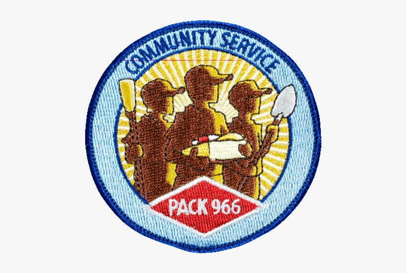 Boy Scout Samples - Community Service Patch, transparent png