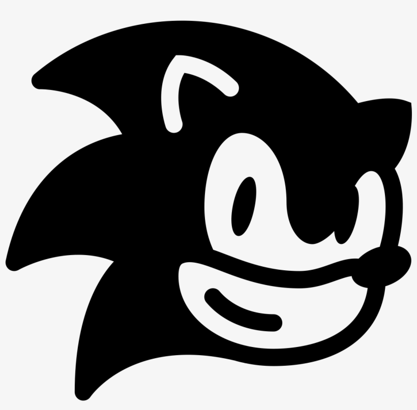 Sonic The Hedgehog Filled Icon - Icon, transparent png