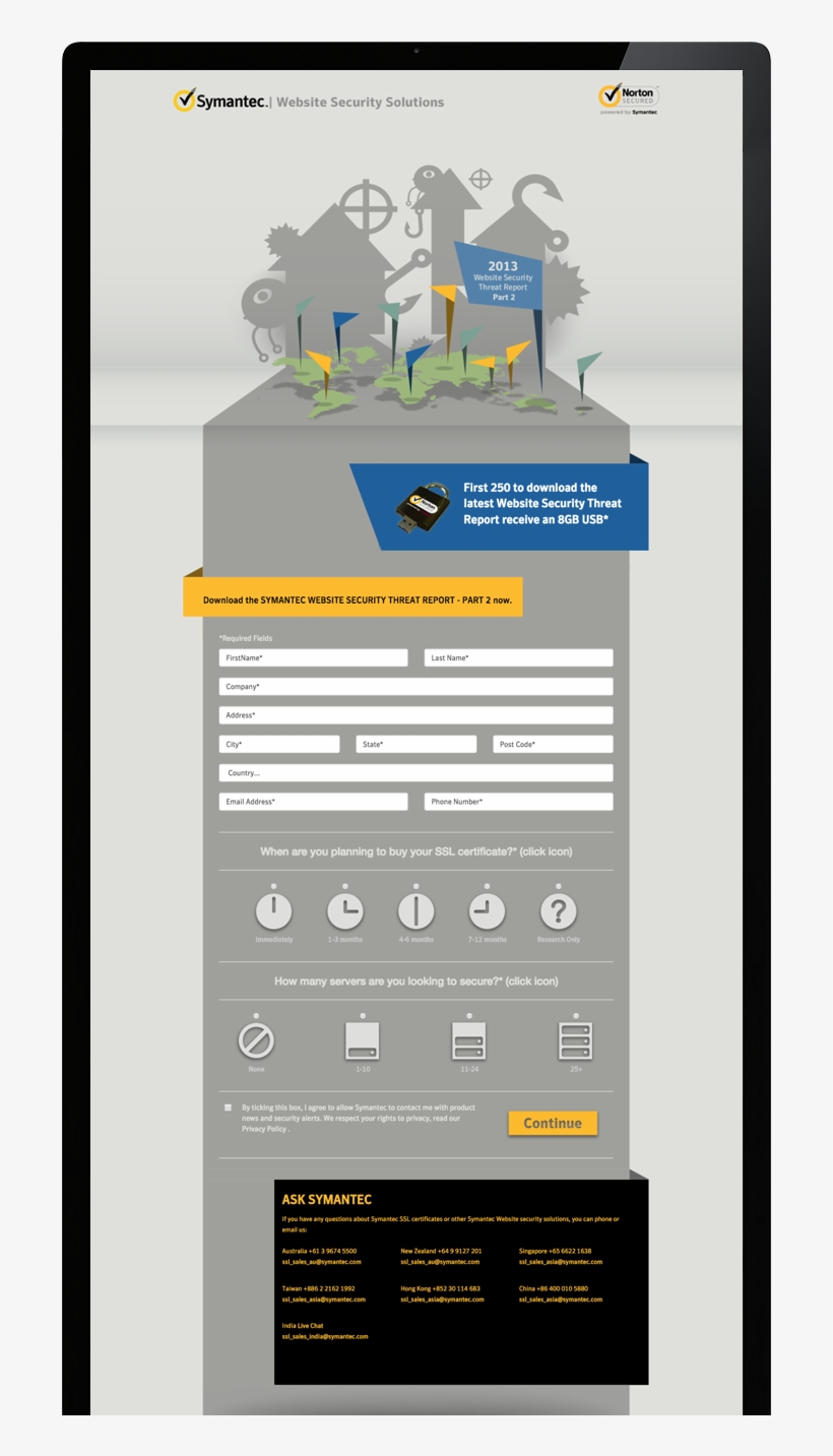 We Worked With Symantec Australia's External Creative, transparent png