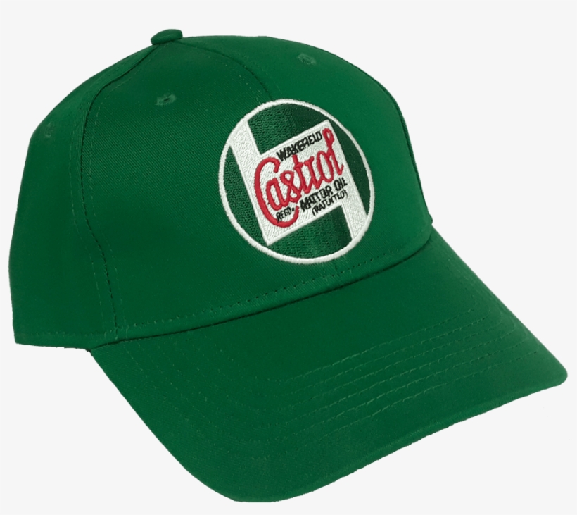Race/rally Cap Cap With Embroidered Classic Castrol - Hat, transparent png