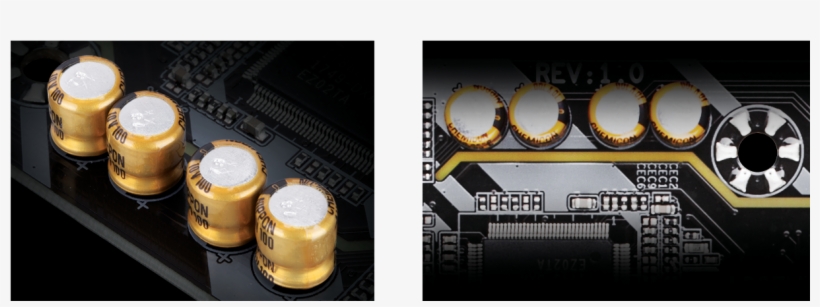 High-end Audio Capacitors - Gigabyte Ga-h110m-s2h, transparent png