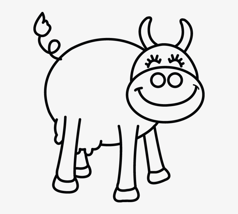 Clip Transparent Download Step By Cow At Getdrawings - Drawing, transparent png