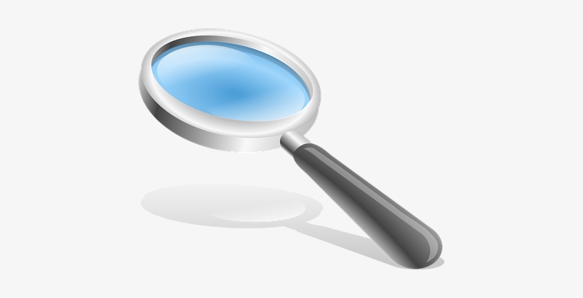 Magnifying Glass Hand Glass Magnify Enlarg - Magnifying Glass Clipart, transparent png