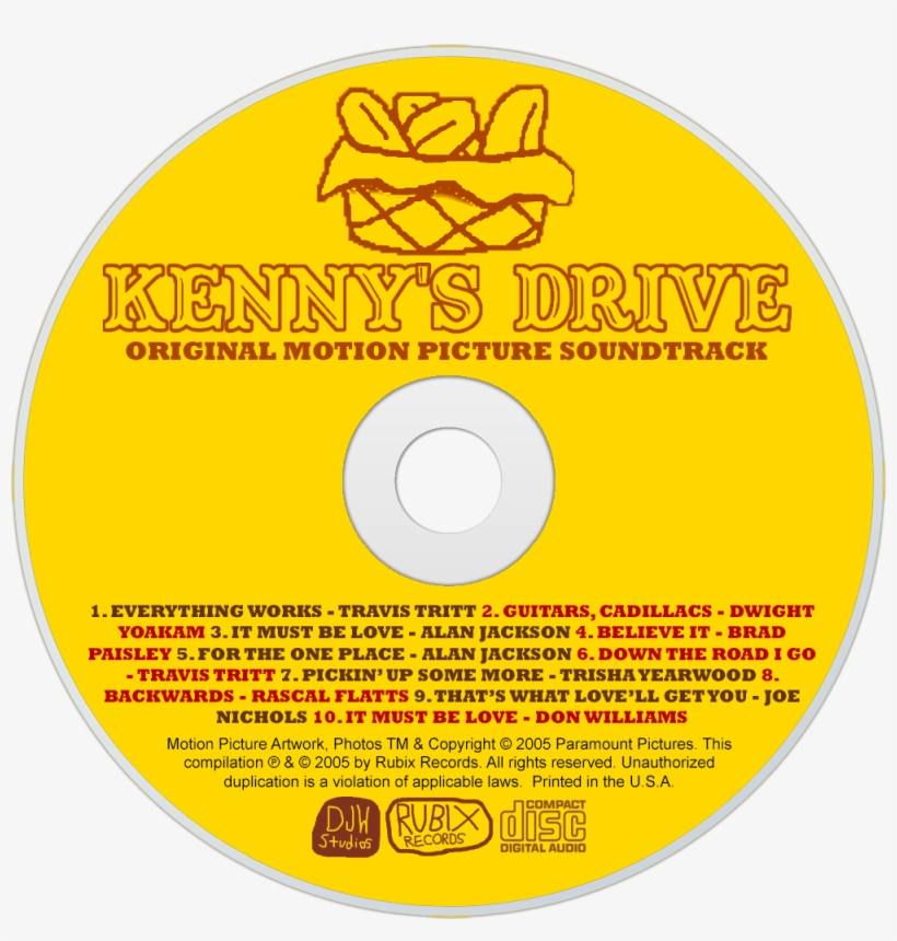 Kenny's Drive Soundtrack Disc - Cd, transparent png