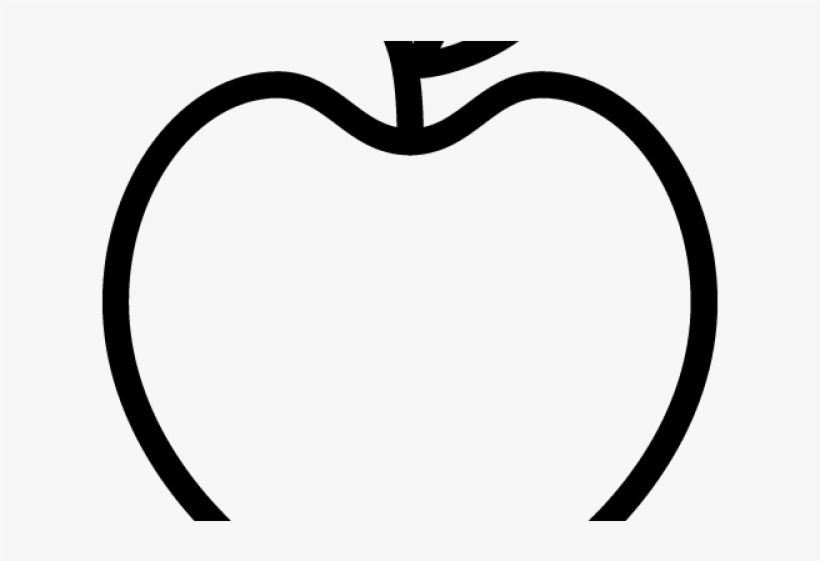 Drawn Apple Outline, transparent png