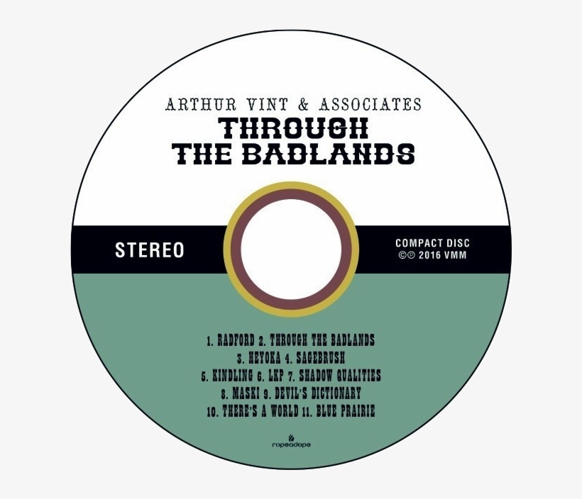 Through The Badlands Cd, transparent png