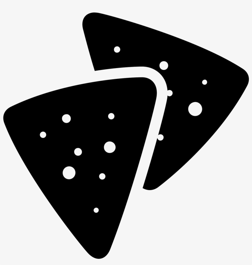 This Is A Pair Of Potato Or Corn Based Chips That Make - Nachos Icon Png, transparent png