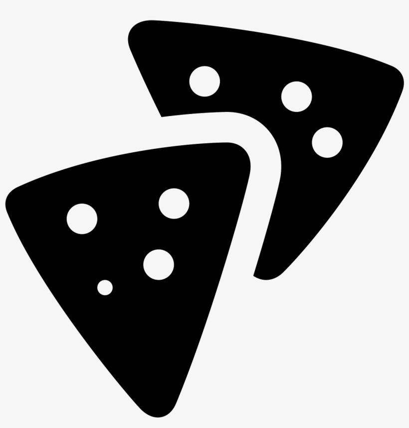 This Is A Pair Of Potato Or Corn Based Chips That Make - Nachos, transparent png