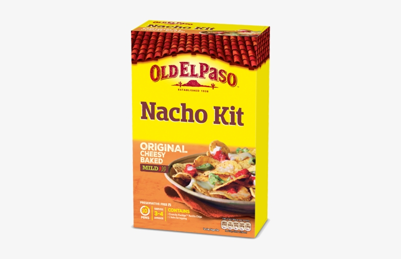 Original Cheesy Baked Nacho Kit - Old El Paso Nacho Kit, transparent png